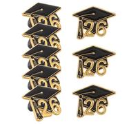 JOINPAYA 2026 Épinglettes Émaillées de Remise des Diplômes, Lot de 8 Broches Commémoratives en Métal, Couleurs Variées, Accessoires pour Vêtements, Chapeaux et Paquet à Dos pour