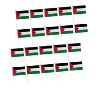 JOINPAYA 20pièces Drapeau Palestine Sur Drapeaux à Main Pour Palestine Drapeaux Encouragement Pour Événements