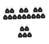 JOINPAYA 20pièces Étui De pour Médiators De Guitare PU avec Porte-clés De Rangement Pratique pour Accessoires De Guitare Et Ukulélé