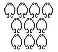 JOINPAYA 24 pièces Clips de Fixation pour Cage à Petits Animaux Attaches Robustes pour Cages de Lapin Hamster Poulet Chiot Accèssoires Durables pour Sécuriser et Connecter Les Bords