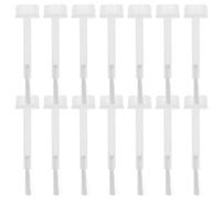 JOINPAYA 250pcs Pinceaux à Vernis à Ongles Gel en Plastique Blanc, Remplacement Facile pour Usage Personnel et Professionnel, Améliore L'efficacité de Manucure