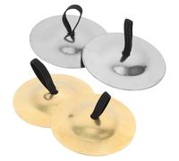 JOINPAYA 2paires Cymbales à Doigts Pour Danse Instrument De Percussion Pour Adultes Pour Performances Et Interactions Familiales