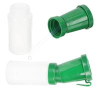 JOINPAYA 2pcs Gobelets Médicamenteux pour Mamelles de Vaches en Plastique Léger et Facile à Transporter, Deux Chambres, pour L'industrie de L'élevage