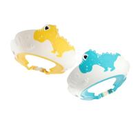 JOINPAYA 2pièces Bonnet De Bain Garçon Fille Chapeau Anti-eau Forme De Dinosaure Auditive Et Confort Pour Garçon Fille Pour Éviter La Phobie De Eau