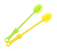 JOINPAYA 2pièces Brosse à Bouteille Silicone Nettoyage Des Biberons Et Gourdes Et Résistante Chaleur Design Pratique Suspension Idéale Pour Mères Et Bébés