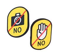 JOINPAYA 2pièces Étiquettes De Laisse pour Chiens Anxieux Avertissement Visible Ne Autocollants De Signalisation pour Animaux De Compagnie pour Promouvoir Interactions Sécurisées