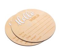 JOINPAYA 2pièces Lot De Panneaux Annonce De Naissance Bois Pour Panneau De Nom Pour Part Accessoire Photo Né