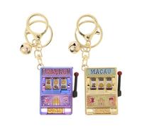 JOINPAYA 2pièces Mini Porte-clés Machine à Pendentif Retro Joystick pour Souvenirs De Et Fête Halloween