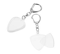 JOINPAYA 2pièces Porte-médiators Miniature Transparence avec Pendentif Étui De Rangement pour Médiators Organisateur Compact pour Passionnés De Guitare