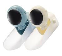 JOINPAYA 2pièces Rallonge De Robinet Pour Garçon Fille Éxtenseur De Lavabo Astronaute Facilite Le Lavage Des Mains Et Réduit Les Éclaboussures Couleurs Écologiques Peacock