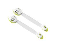 JOINPAYA 2pièces Serrures Pour Placard Sécurité Garçon Fille Double Bouton Verrouillables Autocollantes Pour Réfrigérateur Tiroirs Armoires Vert