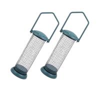 JOINPAYA 2pièces Support Suspendu pour Nourriture Oiseaux Mangeoire Extérieure Maille Distributeur De Cacahuètes Vert