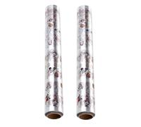 JOINPAYA 2rouleau Papier Cellophane Transparent Feuilles pour Emballage de Fleurs Film Cellophane pour Cadeaux Fournitures Emballage