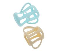 JOINPAYA 3 Ensembles Housse De Biberon Bouchon Bouteille Bouchon De Bouteille Manchon De Bouteille De Transition Biberons Poignée Décoration De Biberon Décoration De Bouteille 2 Pièces * 3