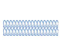 JOINPAYA 3 Ensembles Mousquetons Forme De Poisson Crochets De Sécurité pour Escalade Et Activités De Plein Air Outils De Montagne Bleu 12 Pièces * 3