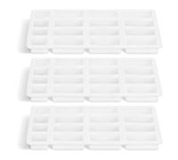 JOINPAYA 3 Moules à Mini-Briques en Silicone pour Table de Sable Modèle de Brique Murale Miniature Outil DIY pour Décor et Création Artisanale Accessoires pour Paysage Couleur Aléatoire