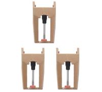 JOINPAYA 3 Pièces Aiguilles de Platine pour Tourne-Disque Vinyle Tige en Aluminium, Compatibles et Faciles à Installer, Style Élégant pour Lecteur de Disques Or