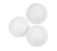 JOINPAYA 3 pièces Balles Souples Double pour Entraînement et Pratique Au Jardin Équipement Entraînement Golf Adapté Hommes et Femmes Amélioration Précision et Élasticité Renforcée