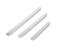 JOINPAYA 3 Pièces Barre de Support Horizontale Support sans Soudure en Acier Inoxydable Argenté pour Bacs Fractionnés Demi et Tiers pour Aliments Chauds et Froids Cuisine Commerciale