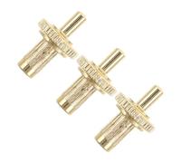 JOINPAYA 3 Pièces Electric Guitar Bridge Studs Thread Mounting Screws Inserts Guitar Bridge Replacement Parts With Compatibility And Precise Intonation Adjustment
