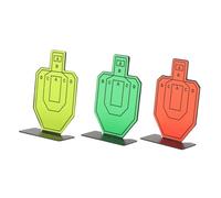 JOINPAYA 3 pièces Entraînement Polygonale Métallique Réutilisable Planches Résistantes à Usure pour Jeu de Fléchettes de Bureau Accessoires pour Entraînement Intérieur et Extérieur