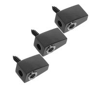 JOINPAYA 3 Pièces Headless Guitar String Lock Nut Set Brass String Retainers For Electric Bass Guitar Bridge Replacement Parts For Stable Tuning And Enhanced Sustain