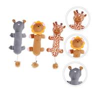 JOINPAYA 3 Pièces Mordre Peluche pour Set de Lion Girafe Léopard pour Animaux