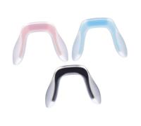 JOINPAYA 3 pièces Plaquettes Nez Lunettes Silicone pour Garçon Fille Coussinets Antidérapants U Support Stable et Confortable Lot de Coussinets Colorés