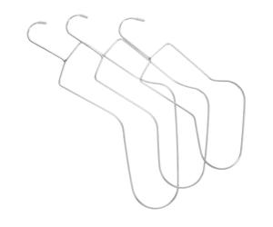 JOINPAYA 3 Pièces Séchoir à Chaussettes de Sol Cintre à Chaussettes Séchage Acier Inoxydable Argenté Multiple Crochets Installation Polyvalente Gain de Place Tricot Crochet Séchage