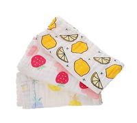JOINPAYA 3 Pièces Serviettes en Coton pour Garçon Fille Lingettes de Toilette pour Visage et Bouche