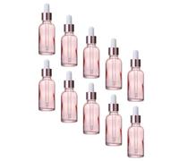 JOINPAYA 30 Pièces Bouteilles de Sous-marin en Verre Rose 10ml Rechargeables et Portables pour Huiles Essentielles et Parfums Faits Main