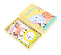 JOINPAYA 30 Pièces Cartes Flash Bilingues Chinois Et Mandarin Chinois Pinyin Cartes Flash Apprentissage Jouet Éducatif pour Enfants en