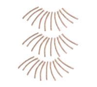 JOINPAYA 30 pièces Corde Allumage Chanvre Imprégnée de Cire Abeille pour Camping Extérieur et Résistante Au Vent Accessoire Léger pour Barbecue et Survie