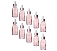 JOINPAYA 30 Pièces Flacon et Portable Compte-gouttes en Verre Rechargeable Rose 30ml pour Huiles Essentielles et Parfums, pour Mélanges Faits Main et Voyages