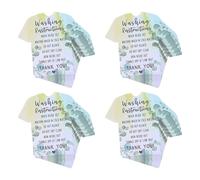 JOINPAYA 300 Étiquettes d'Entretien pour Vêtements Cartes d'Instructions de Lavage pour T-Shirts Papier Épais Couleur 6 Packs de 50 Pièces Guide Pratique pour Boutiques et Usage