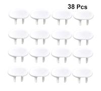 JOINPAYA 38pièces Cache-prises de Sécurité pour Bébés Protection pour Prises Électriques Broches Empêche Garçon Fille Introduire Doigts Objets