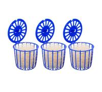 JOINPAYA 3pcs Nids pour Perruches en Plastique et Jute, Design Portable et Léger, Support pour Matériaux de Nidification d'oiseaux, pour Usage Extérieur
