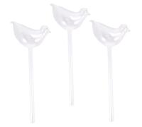 JOINPAYA 3pièces Jardinières à Arrosage Automatique Bulbes Arrosage pour Plantes Extérieur Insert De Jardinière Verre Globes Pointes Eau pour Plantes pour Fleurs Pot