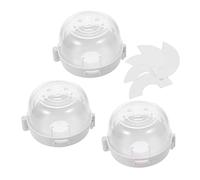 JOINPAYA 3pièces Lot De Protections Boutons Cuisinière Sécurité Garçon Fille Housse Anti-accident Pour Plaque De Cuisson
