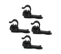 JOINPAYA 4 Pièces Boucle de randonnée en Plein air Clip de réservoir isolé Clip de Tube de vélo Clip de Tuyau d'eau Accessoires de à Aimant Black