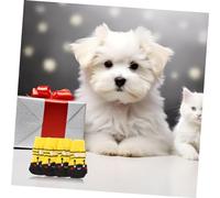JOINPAYA 4 Pièces Chaussettes Chien Antidérapantes Résistantes et Confortables Coton Protège Remplaçables Lot pour Protection Hivernale et Voyage Adaptées Aux Chiens Sensibles et Sols