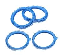 JOINPAYA 4 Pièces Kit Pneus de Rechange pour Nettoyeur de Piscine Pneus PVC Antidérapants Avant et Arrière avec Grains Surélevés pour Maintenance Fond de Piscine