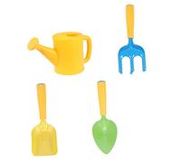 JOINPAYA 4 Pièces Outils de Jardinage pour Garçon Fille Kit de Mini Outils de Plantation Bêche Râteau Râteau à Main Arrosoir Jouets de Jardinage Colorés et Amusants pour Garçons et Filles
