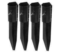 JOINPAYA 4 pièces Piquets de Remplacement Métal pour Éclairage Solaire Accessoires Solides et Durables pour Jardin Extérieur Lot de Fixation Stable pour Lampes Paysagères