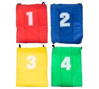 JOINPAYA 4 pièces Sac de Course Sauteur pour Garçon Fille Toile Résistante Jeu Extérieur Léger pour Fêtes Anniversaires et Activités Plein Air