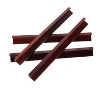 JOINPAYA 4 pièces Set de Réglette Bois pour Mahjong avec Rainures Organisateur Compact et Portable pour Jeu Mahjong Américain et Domino Train Mexicain Outil Précis et Facile à Transporter