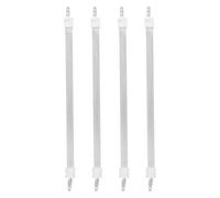 JOINPAYA 4 Pièces Tube Chauffant Quartz Céramique, Élément Chauffant Électrique pour Chauffage D’appoint, Blanc, Chauffage Rapide, Diffusion Uniforme Chaleur, Économie D’énergie,