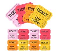 JOINPAYA 400 Billets De Tombola ColoréS Pour FêTes Et Événements Tickets De Jeu En Papier 5X2.5Cm Pour Tombola Mariage Et Collecte De Fonds