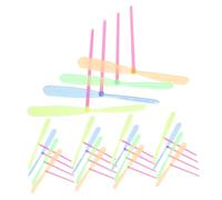 JOINPAYA 40pièces Jouets Volants pour Garçon Fille Toy Interactif à Main Couleurs Aléatoires Activités De Plein Air Amusantes pour Garçons Et Filles