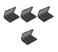 JOINPAYA 4pièces Boîte De Rangement pour Cartes De Jeu Étui De Emplacements Gestion des Jeux Léger Et Résistant à Eau
